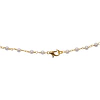 Citrine Gemstone With Pearl Chain Gold Rhodium Plating Bp1038 photo 3