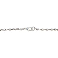 Pink Amethyst Gemstone With Pearl Chain Black Rhodium Plating Bp1069 photo 3