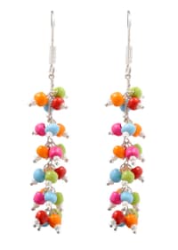 Multi Color Onyx Zircon Beads Earrings CE-1007 photo 2