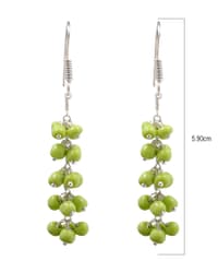 Peridot Zircon Beads Earrings CE-1011 photo 3
