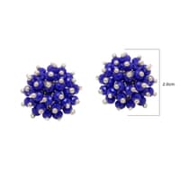 Lapis Lazuli Zircon Beads Earrings CE-1017 photo 4
