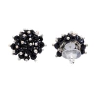 Black Spinel Zircon Beads Earrings CE-1020 photo 3
