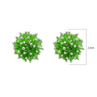 T-Savorite Zircon Beads Earrings CE-1022 photo 3