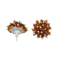 Champion Quartz Zircon Beads Earrings (Tops) CE-1041 photo 3