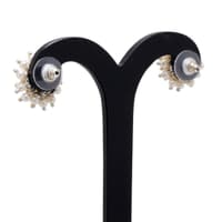 Pearl Zircon Beads Earrings (Tops) CE-1045 photo 3