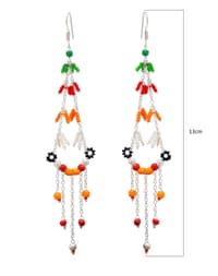 Multi Color Zircon Beads Earrings CE-1046 photo 2