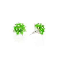 T-Savorite Zircon Beads Earrings (Tops) CE-1060 photo 4