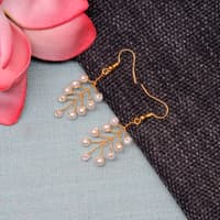 Pearl Zircon Beads Earrings CE-1067 photo 2