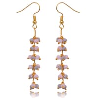 Multicolor Zircon Beads Dangle Drop Style Earrings CE-1133 photo 1