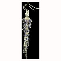 Tanzanite Color Zircon Beads Earrings CE-1183 photo 4