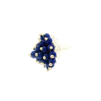 Lapis Lazuli Zircon Beads Earrings CE-1184 photo 2