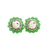Emerald Ruby Sapphire Zircon Beads Earrings CE-1186 photo 4