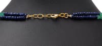 2 Layer Multi Color Precious Gemstone Beads Necklace NP1003 photo 4