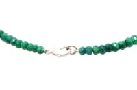 Emerald Gemstone faceted Beads Necklace NP1234 photo 3