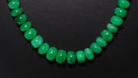 Natural Emerald Gemstone Beads Necklace NP1316 photo 3