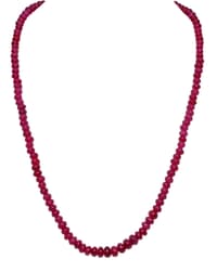 Ruby Gemstone Beads Necklace NP1334 photo 1
