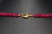 Ruby Gemstone Beads Necklace NP1334 photo 4