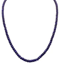 26" Inches Blue Sapphire Gemstone Faceted Beads Necklace NP1341 photo 1