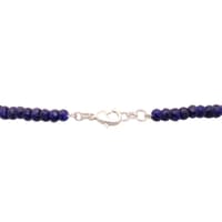 26" Inches Blue Sapphire Gemstone Faceted Beads Necklace NP1341 photo 5