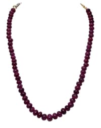 Ruby Gemstone Beads Necklace NP1351 photo 1