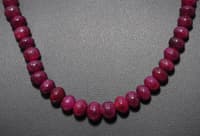 Ruby Gemstone Beads Necklace NP1351 photo 3