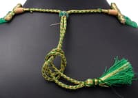 5 Layers of Emerald Gemstone Oval Shape Beads Necklace NP1371 photo 4
