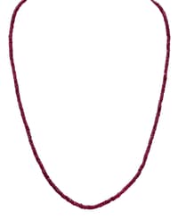 22" Inches Glass Filled Ruby gemstone Faceted Beads String NP1381 photo 1