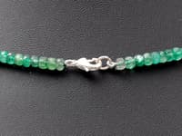Emerald Gemstone Faceted Beads Necklace NP1421 photo 6