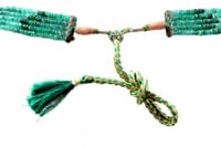 5 Layers Emerald Shaded Faceted Beads Necklace NP1425 photo 4