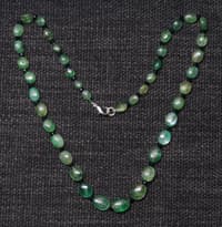 Emerald & Black Spinel Gemstone Beads Necklace For Women NP1495 photo 3