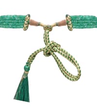 5 Layers of Beautiful Emerald Gemstone Faceted Beads Necklace For Women NP1496 photo 5